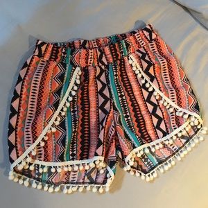 Tribal Print Festival Shorts